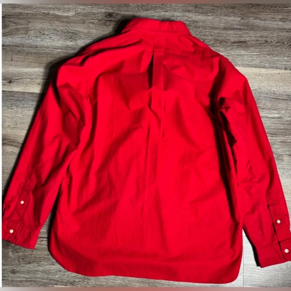 Ralph Lauren Classic Fit Men's XL Long Sleeve 100% Cotton Button Down Red
